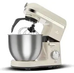 Karaca Mastermaid Chef Pro Doppelarm K&uuml;chenmaschine, 1500 W, Soft Cream