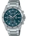Herrenuhr Casio Silberfarben - Schwarz
