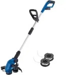 Scheppach Akku-Rasentrimmer C-LT300-X | 90&deg; drehbarer Motorkopf | teleskopierbare