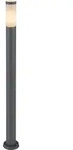 Globo Lighting Au&szlig;enleuchte Edelstahl anthrazit, 1x E27 - Grau