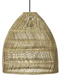 PR Home Maja Outdoor Pendelleuchte aus Naturfasern &ndash; handgeflochten, IP44, E27,