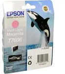 Epson T7606 Vivid Light Magenta, Magenta, Tinte auf Pigmentbasis, 25,9 ml, 1