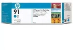 HP 91, Cyan, 775 ml, 12 cm, 20 - 80%, 5 - 40 &deg;C, 15 - 35 &deg;C