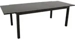 DEGAMO Gartentisch Ausziehtisch Glastisch ELBA 180/240x100cm, Aluminium...