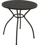 DEGAMO Gartentisch Bistrotisch Balkontisch CLASSIC 70cm rund, Stahl +...