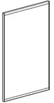 Lichtspiegel OPTION PLUS SQUARE Bel dir u ind Alu eloxiert 400x700x35mm