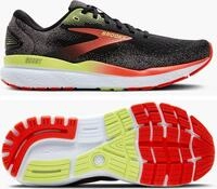 Brooks Ghost 16 M Sportschuhe Herren Trainingsschuhe Schn&uuml;rer Schwarz,