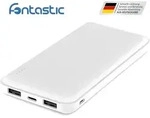 Fontastic Power Bank Renz10 10.000mAh, 2x USB-A & 1x Typ-C Ladezustandsanzeige, In &