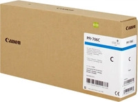 Canon 6682B001, Canon PFI-706 C, Hohe (XL-) Ausbeute, Foto zyan, Tinte auf