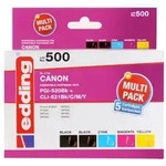 edding Tintenpatrone EDD-500 Multipack Canon PGI-520+CLI-521