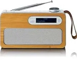 Lenco PDR-040EF - Tragbares DAB+ Radio mit Bluetooth&reg; 5.0 und Uhr und...
