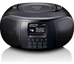 Lenco SCD-6000BK - Tragbares Internetradio mit DAB+/FM, Bluetooth&reg;, CD-Player und