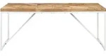 vidaXL Esstisch 180x90x76 cm Akazie und Mango Massivholz - Braun
