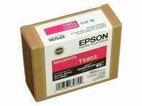 Epson Tintenpatrone magenta T 580 80 ml T 5803