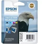 Epson T007 + T008 Twin Combination Pack - Retail Pack (untagged)