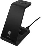 Deltaco QI-1037, Drinnen, Akku, USB, 15 V, Kabelloses Aufladen, 0,8 m, Schwarz -