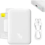 Baseus Magnetic Mini 10000 mAh Kabelloses Laden Wei&szlig; - Wei&szlig;