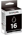 Lexmark No.16 Black Print Cartridge BLISTER, Tintenstrahl