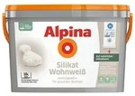Alpina Silikat Wohnwei&szlig; Wandfarbe wei&szlig; 10 l - Wei&szlig;