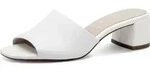 Tamaris Damen Pantolette Leder Mule Karree Blockabsatz 1-27204-42, Gr&ouml;&szlig;e:36 EU,