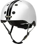 Melon Helmets Straight Black White, Integralhelm, Hartschalenbau - Wei&szlig;