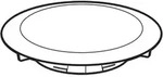 Geberit Ablaufdeckel Duschwanneneinlauf d90mm, SH 30-50mm, chrom, 1 Stk. - Wei&szlig;