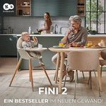 Kinderkraft FINI 2 Hochstuhl 2in1 - Verstellbares Tablett - Sitz -...