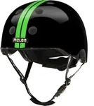 Melon Helmets Straight Green Black, Integralhelm, Hartschalenbau - Schwarz