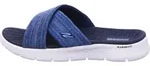Skechers Damen-Pantolette Blau, Farbe:blau, EU Gr&ouml;&szlig;e:36 - Navy - 36