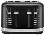 KitchenAid 4-Scheiben Toaster 5KMT4109 Matt Schwarz - Schwarz