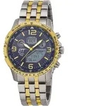 Herrenuhr World Timer - Eco Tech Time Modell: EGT-11576-31M - Blau