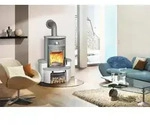 Kaminbausatz Hark Avenso GT ECOplus Naturstein grau 8 kW