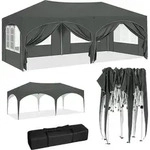 WOLTU Pavillon, Faltpavillon 3x6 m, mit 6 Seitenw&auml;nden, Partyzelt...