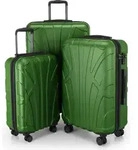 Suitline - 3er Kofferset Rollkoffer Hartschalenkoffer 4 Rollen...