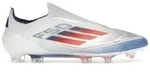 adidas F50 Elite Laceless FG Cloud White Solar Red Lucid Blue - EU 41 1/3 - Wei&szlig; -