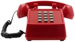 Opis PushMeFon Cable: EIN Retro Festnetztelefon mit Tastenblock, ideal als altes