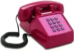 Opis PushMeFon Cable: EIN Retro Festnetztelefon mit Tastenblock, ideal als altes