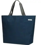 Oversized Einkaufsshopper Strandtasche night blue stars uni - Hahnentritt - Blau