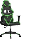 vidaXL Gaming-Stuhl Schwarz und Gr&uuml;n Kunstleder - Gr&uuml;n