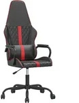 vidaXL Gaming-Stuhl Schwarz und Rot Kunstleder - Blau