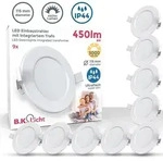 B.K.Licht BKL1274, Strahler Oberfl&auml;chenbeleuchtung, LED, 3000 K, 450 lm, 230 V,
