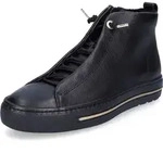 Paul Green Damenschuhe Schn&uuml;rstiefel Schwarz Freizeit - Schwarz - 37,5