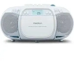 MEDION E66476 Stereo Sound System (Boombox, CD-Player, MP3, Kassette, tragbarer