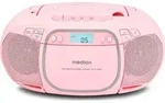 MEDION E66476 Stereo Sound System (Boombox, CD-Player, MP3, Kassette, tragbarer