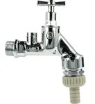 Js Auslaufventil Air-Tec,Mit Rb, Rv,Sv,Knebel-Ot,1/2",Pol. Cr,Dvgw - Silber