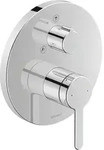 Einhebel-Brausemischer C.1 Unterputz, mit Umstellventil, rund chrom chrom - Silber