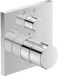 Duravit Brausethermostat C.1 Unterputz, mit Ab-/Umstellventil, eckig chrom