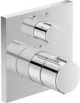 Wannenthermostat C.1 UP m Ab-/Umstellv. u Sich-kom eck chrom chrom - Silber