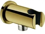 GROHE Wandabgangsbogen Rainshower 26658, mit Halter, runde Rosette, Au&szlig;engewinde