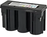 Enersys / Hawker Bleiakku, Monoblock (D Cell 1x3) Cyclon 0819-0012 6V 2,5Ah - Schwarz